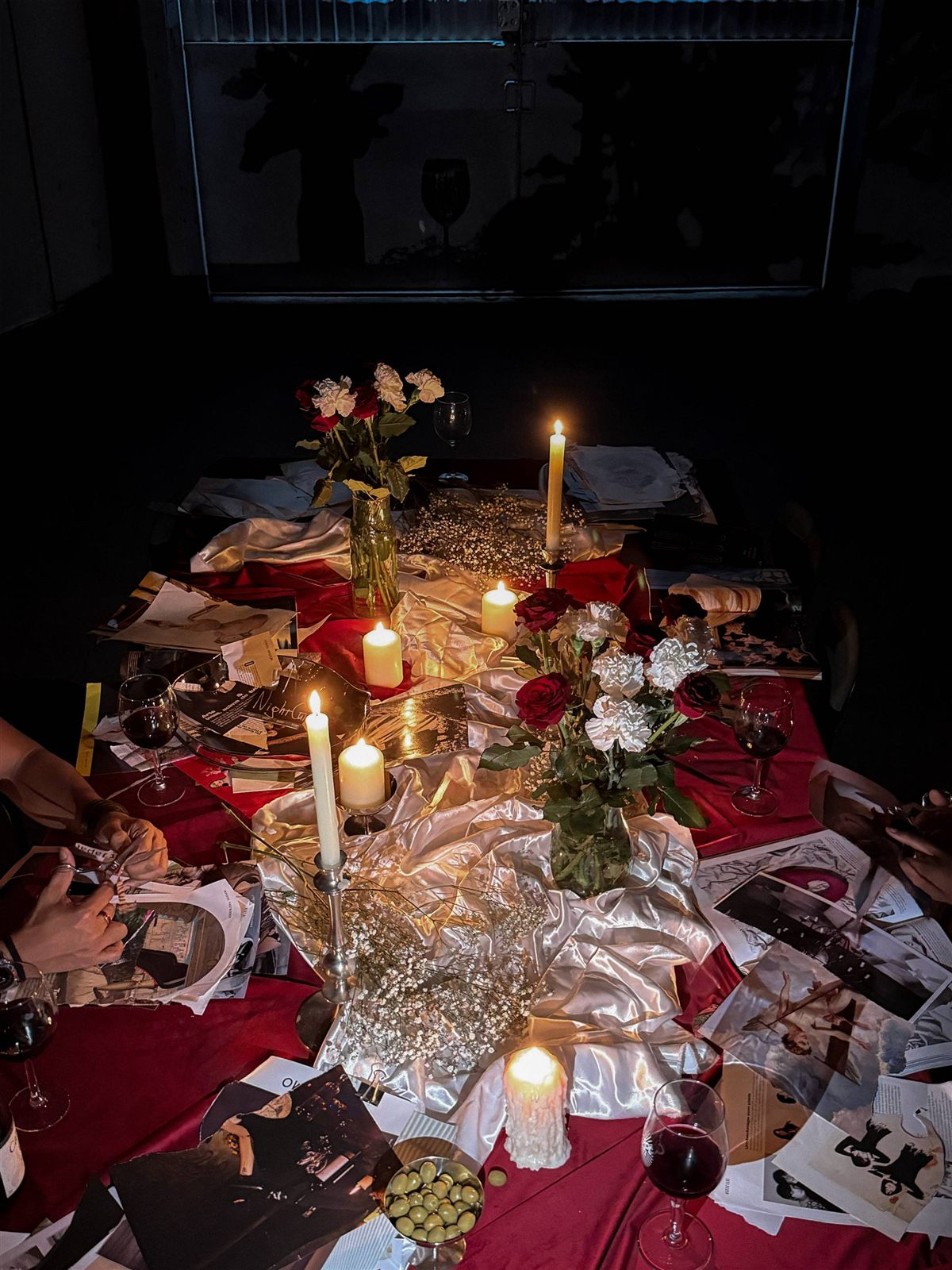 The full NightCut table during an evening